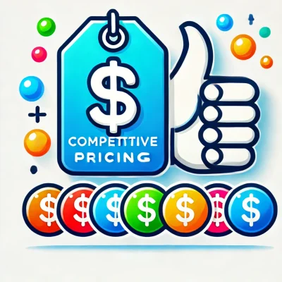 DALL·E 2025-02-24 14.25.54 – A colorful, professional website icon representing ‘Competitive Pricing’. The icon features a price tag with a dollar sign and a thumbs-up, designed i DALL·E 2025-02-24 14.25.54 - A colorful, professional website icon representing 'Competitive Pricing'. The icon features a price tag with a dollar sign and a thumbs-up, designed i